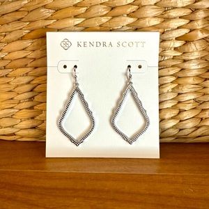 Kendra Scott Silver Sophia Open Frame Earrings
